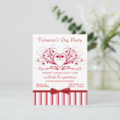 Valentinstag Cocktail-Party Einladungen (Stehend Vorderseite)