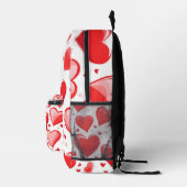 Valentinstag-Collage Bedruckter Rucksack (Rechts)