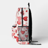 Valentinstag-Collage Bedruckter Rucksack (Rechts)