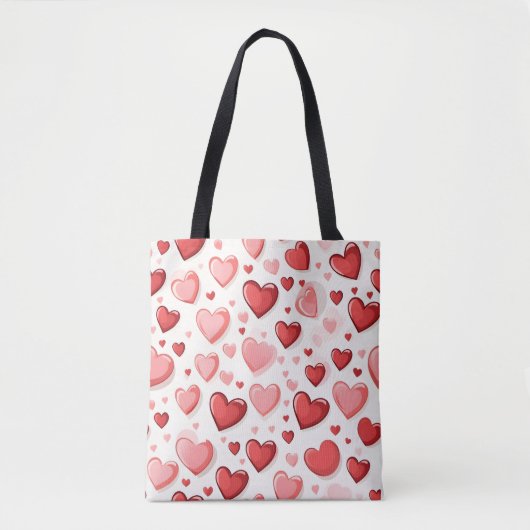Valentinstag-Collage Tasche (Vorderseite)