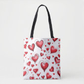 Valentinstag-Collage Tasche (Vorderseite)