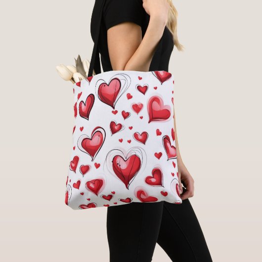Valentinstag-Collage Tasche (Von Nahem)