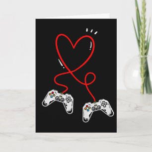 Valentinstag Controller Herz Videospiel Gamer Karte