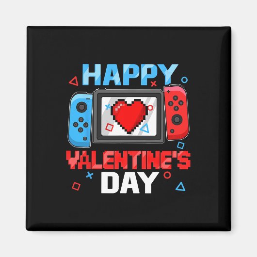 Valentinstag Controller Video Game Herzy Tod Magnet (Vorne)