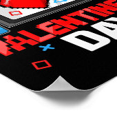 Valentinstag Controller Video Game Herzy Tod Poster (Ecke)
