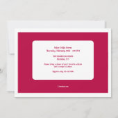 Valentinstag Cookie Swap-Party Einladung (Rückseite)