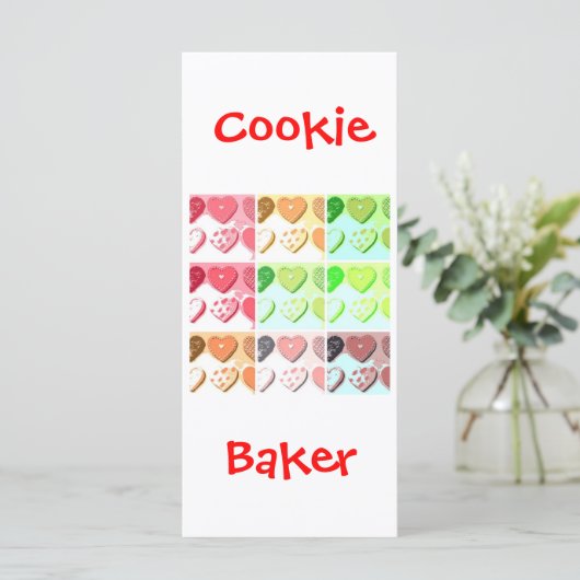 Valentinstag-Cookies (Stehend Vorderseite)