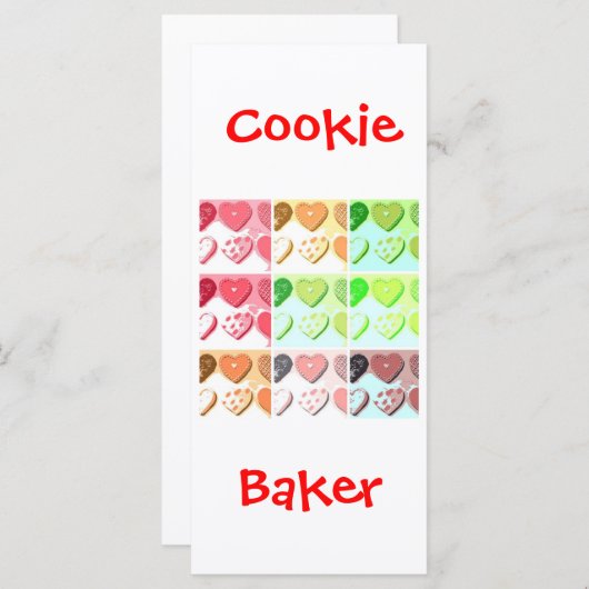 Valentinstag-Cookies (Vorne/Hinten)