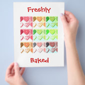 Valentinstag-Cookies Flyer (Hand)