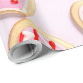 Valentinstag-Cookies Geschenkpapier (Rolleneckpunkt)