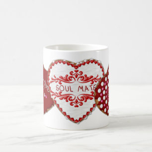 Valentinstag-Cookies-Soul-Mate-Kaffee-Tasse Kaffeetasse