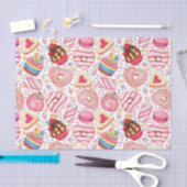 Valentinstag Cookies und Cupcakes Seidenpapier (Handwerk)