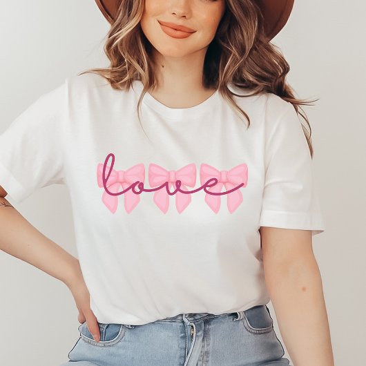 Valentinstag Coquette Bow Shirt, Valentinstag Sweatshirt