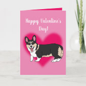Valentinstag Corgi Karte (Vorderseite)