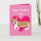 Valentinstag Corgi Karte (Vorderseite)