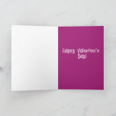 Valentinstag Corgi XOXO Dankeskarte (Innenseite)
