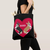 Valentinstag Corgi XOXO Tasche (Von Nahem)