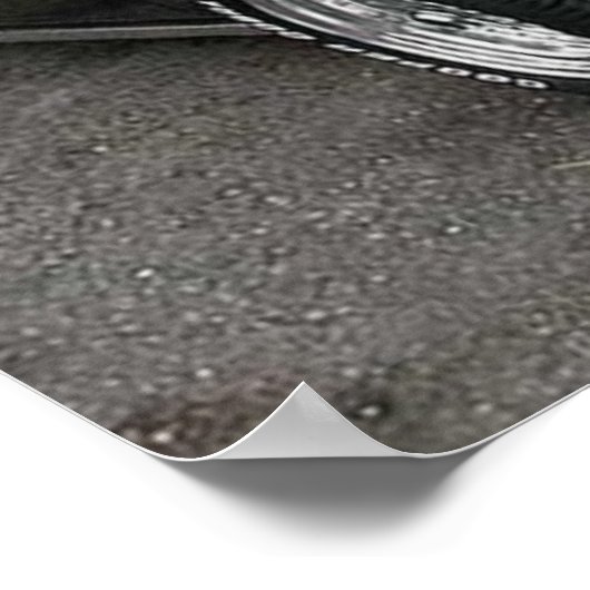 Valentinstag Corvette Poster (Ecke)