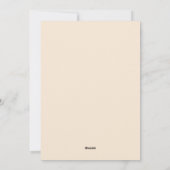 Valentinstag-Creme Valentinkarte Feiertagskarte (Rückseite)