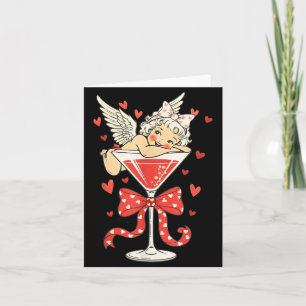 Valentinstag Cud Martini Liebhaber Trink Schwanz Karte