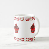 Valentinstag Cupcake Tasse (VorderseiteRechts)