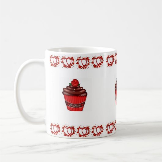 Valentinstag Cupcake Tasse (Links)