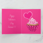 Valentinstag Cupcakes Grußkarte Dankeskarte (Innenseite)