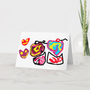 Valentinstag-Cupcakes Karte