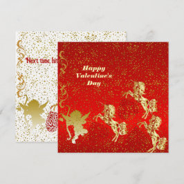 Valentinstag Cupid Gold Sparkasse Romantische Kart