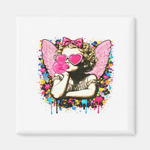 Valentinstag Cupid Herz Engel Liebe Feiertag Graf Magnet