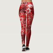 Valentinstag Cupid Hört Leggings Yoga Pants (Rückseite)