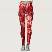 Valentinstag Cupid Hört Leggings Yoga Pants (Vorderseite)