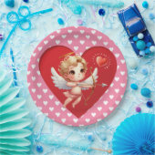 Valentinstag Cupid Pappteller (Party)