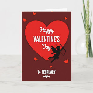 Valentinstag Cupido Liebeskarte Karte