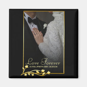 Valentinstag Custom Couple Foto Magnet