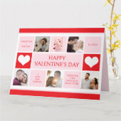Valentinstag Custom Foto Collage Big Karte (Gelbe Blume)