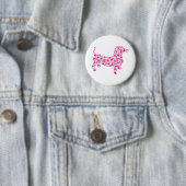 Valentinstag-Dackel Button (Beispiel)