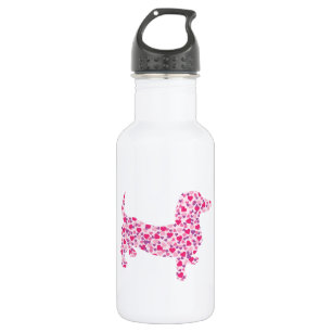 Valentinstag-Dackel Trinkflasche