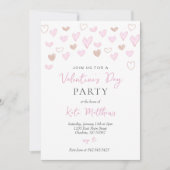 Valentinstag Dance Einladung (Vorderseite)