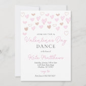 Valentinstag Dance Einladung (Vorderseite)