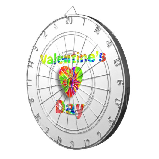 Valentinstag Dartscheibe (Vorderseite rechts)