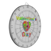 Valentinstag Dartscheibe (Vorderseite Links)