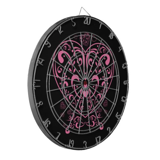 Valentinstag Dartscheibe (Vorderseite Links)