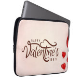 Valentinstag-Dekorationsbanner Laptopschutzhülle (Vorne Rechts)