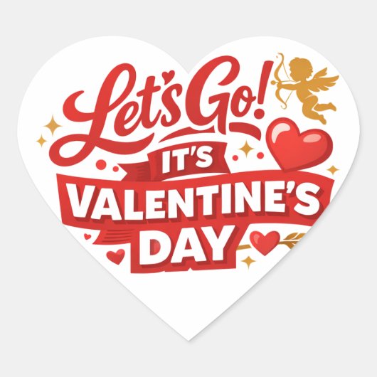 Valentinstag Dekorative Aufkleber (Vorderseite)
