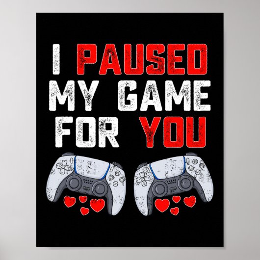 Valentinstag, den ich für dich als Glücksspielspie Poster (Vorne)