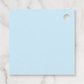 Valentinstag der Aquarellpalette Geschenkanhänger (Rückseite)