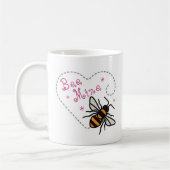 Valentinstag der Biene Kaffeetasse (Links)