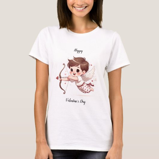 Valentinstag der Cupiden T-Shirt (Vorderseite)