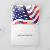 Valentinstag der Einsatzmiliz-Soldaten Feiertagskarte (Innenseite)